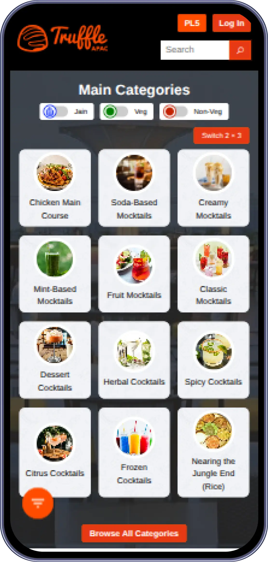 QR code menu