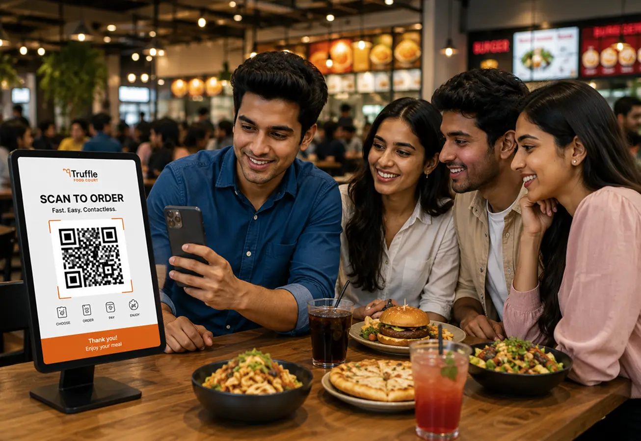 Food court POS dashboard features