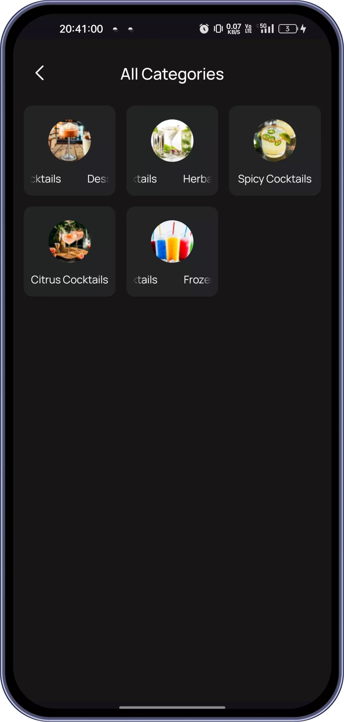 Cocktail customization