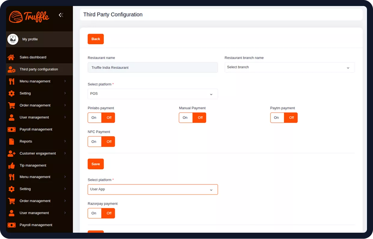 Payment gateway integration