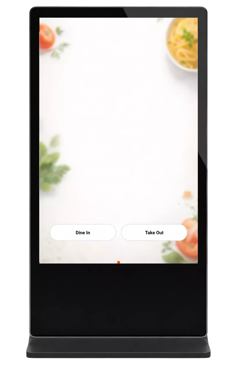 Self-order kiosk settings