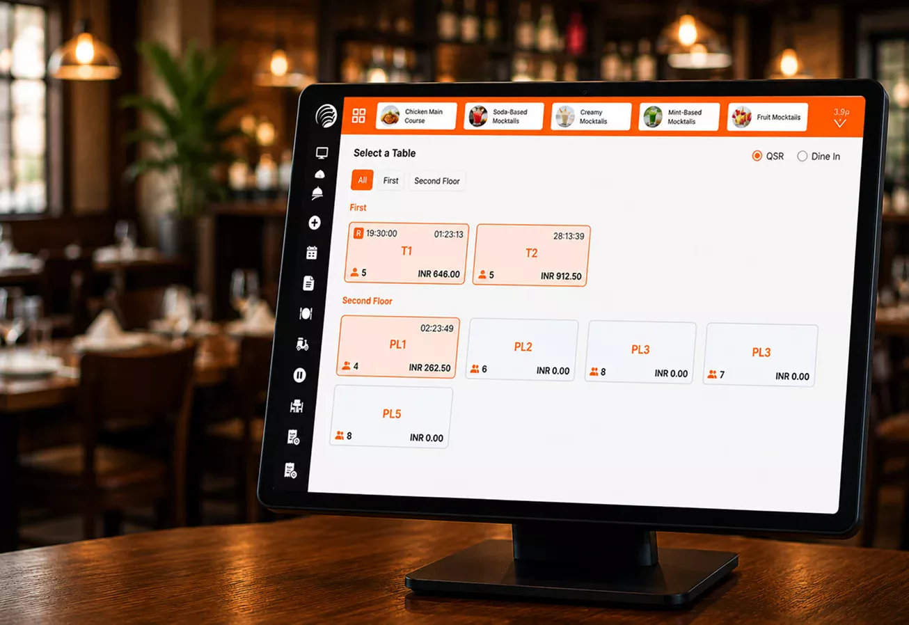 Table reservation dashboard