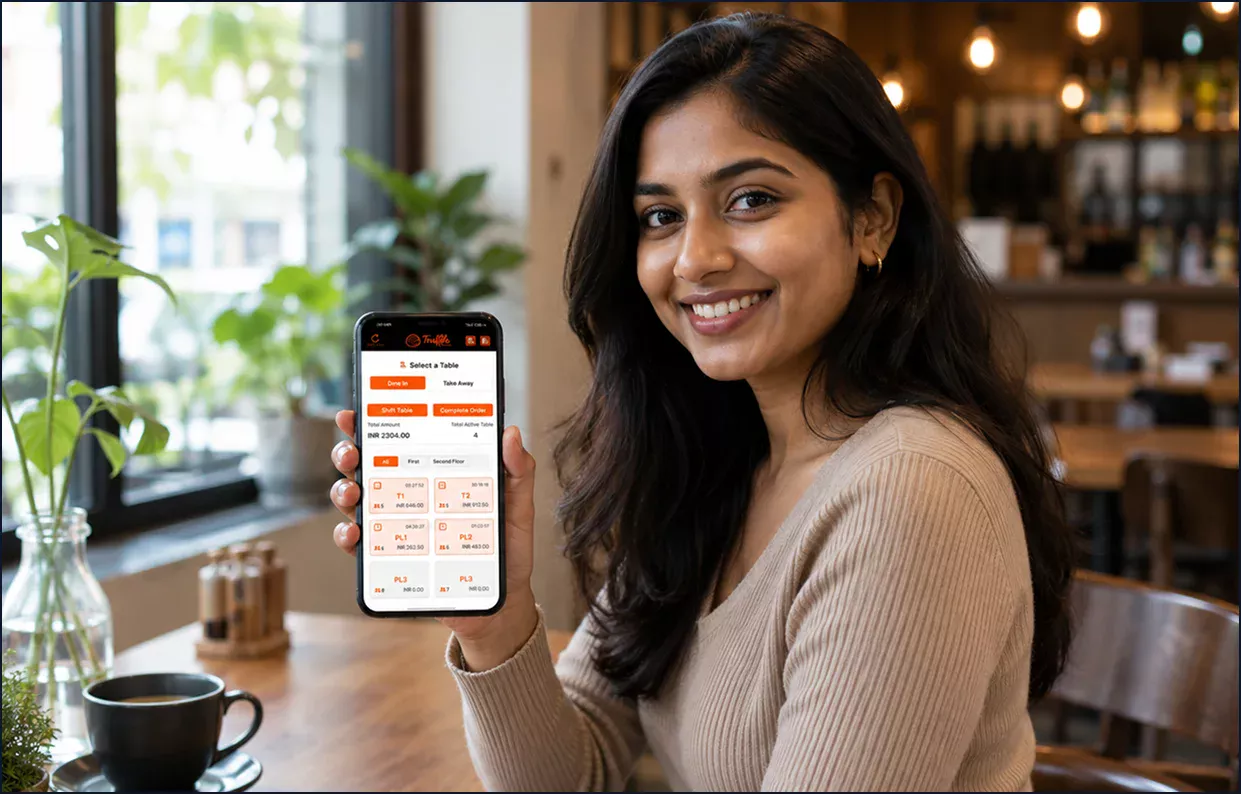 Restaurant Mobile POS Dashboard