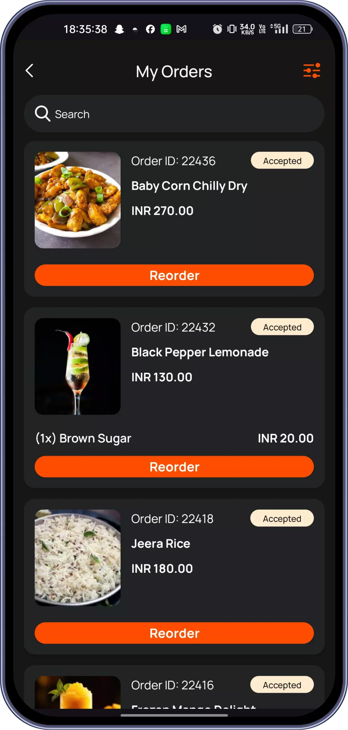 Restaurant Mobile POS Reports